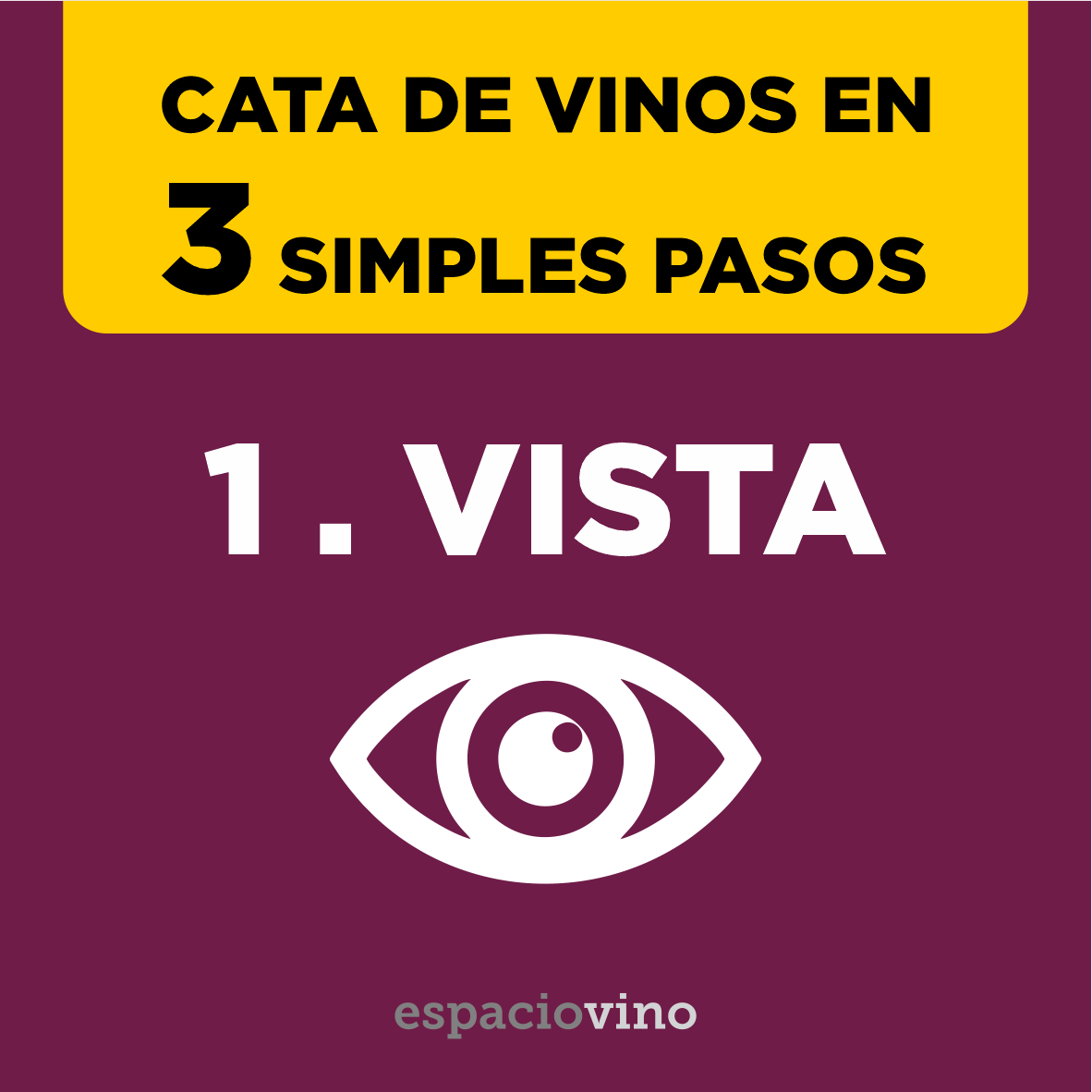 Como catar vino . Paso 1 - Vista